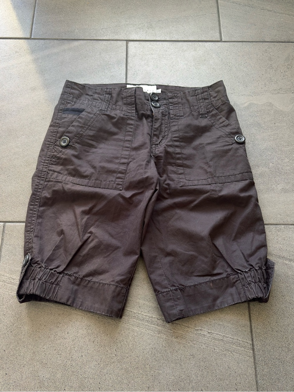 Sanctuary Surplus Women’s Cargo Utility Shorts Black Size 24